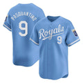 Odoa KC.Royals #9 Vinnie Pasquantino Player Light Blue Alt Limited Home Stitched Jerseys