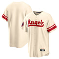 Odoa LA.Angels Cream City Connect Home Blank Player Stitched Jerseys