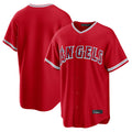 Odoa LA.Angels Red Home Game Blank Player Stitched Jerseys