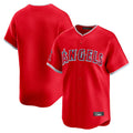 Odoa LA.Angels Red Home Limited Blank Player Stitched Jerseys
