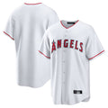 Odoa LA.Angels White Home Game Blank Player Stitched Jerseys