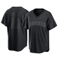 Odoa LA.Angels #12 Jorge Soler Player Black Pitch Fashion T-shirt Stitched Jerseys