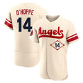 Odoa LA.Angels #14 Logan O'Hoppe Player Cream City Connect Limited ELite Home Stitched Jerseys