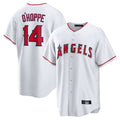 Odoa LA.Angels #14 Logan O'Hoppe Player White Home Game Stitched Jerseys