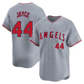 Odoa LA.Angels #44 Ben Joyce Player Gray Home Limited Stitched Jerseys