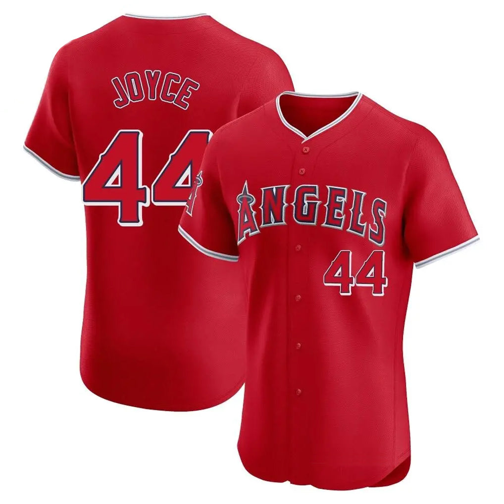 Odoa LA.Angels #44 Ben Joyce Player Red Home Limited Elite Stitched Jerseys