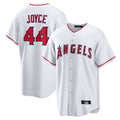 Odoa LA.Angels #44 Ben Joyce Player White Home Game Stitched Jerseys