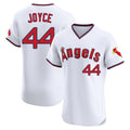 Odoa LA.Angels #44 Ben Joyce Player White T-shirt Home Limited Elite Stitched Jerseys