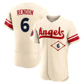 Odoa LA.Angels #6 Anthony Rendon Player Cream City Connect Limited ELite Home Stitched Jerseys