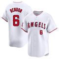 Odoa LA.Angels #6 Anthony Rendon Player White Limited Home Stitched Jerseys