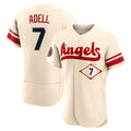 Odoa LA.Angels #7 Jo Adell Player Cream City Connect Limited ELite Home Stitched Jerseys