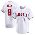 Odoa LA.Angels #9 Zach Neto Player White Limited Home Stitched Jerseys