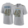 Odoa LA.Chargers #48 Bud Dupree Player Gray Atmosphere Fashion Home Game Stitched Jerseys