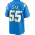 Odoa LA.Chargers #55 Junior Seau Powder Blue Game Retired Player Stitched Jerseys