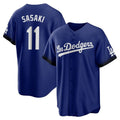 Odoa LA.Dodgers #11 Roki Sasaki Player Royal City Connect Home Game Stitched Jerseys