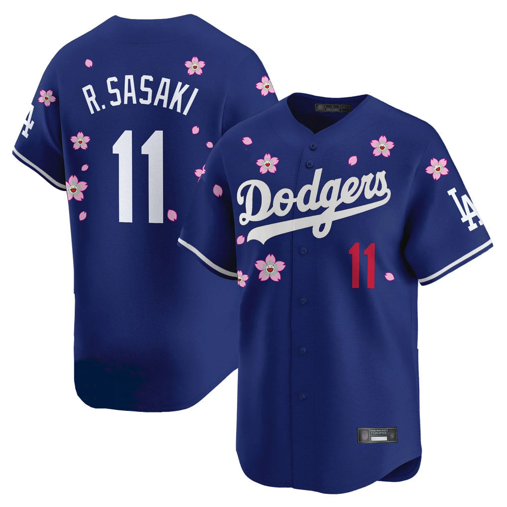 Odoa LA.Dodgers #11 Roki Sasaki Player Royal Tokyo Series Vapor Premier Limited Stitched Jerseys