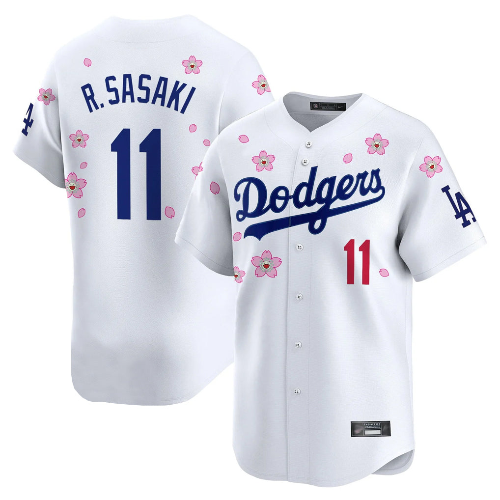 Odoa LA.Dodgers #11 Roki Sasaki Player White Tokyo Series Vapor Premier Limited Stitched Jerseys