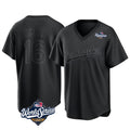 Odoa LA.Dodgers #16 Will Smith Player Black World Series Pitch Fashion T-shirt Stitched Jerseys
