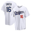 Odoa LA.Dodgers #16 Will Smith Player Gold White 2026 Collection Stadium Limited Stitched Jerseys