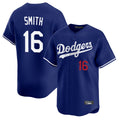 Odoa LA.Dodgers #16 Will Smith Player Royal Limited Home Stitched Jerseys