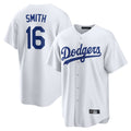 Odoa LA.Dodgers #16 Will Smith Player White Game Home Stitched Jerseys