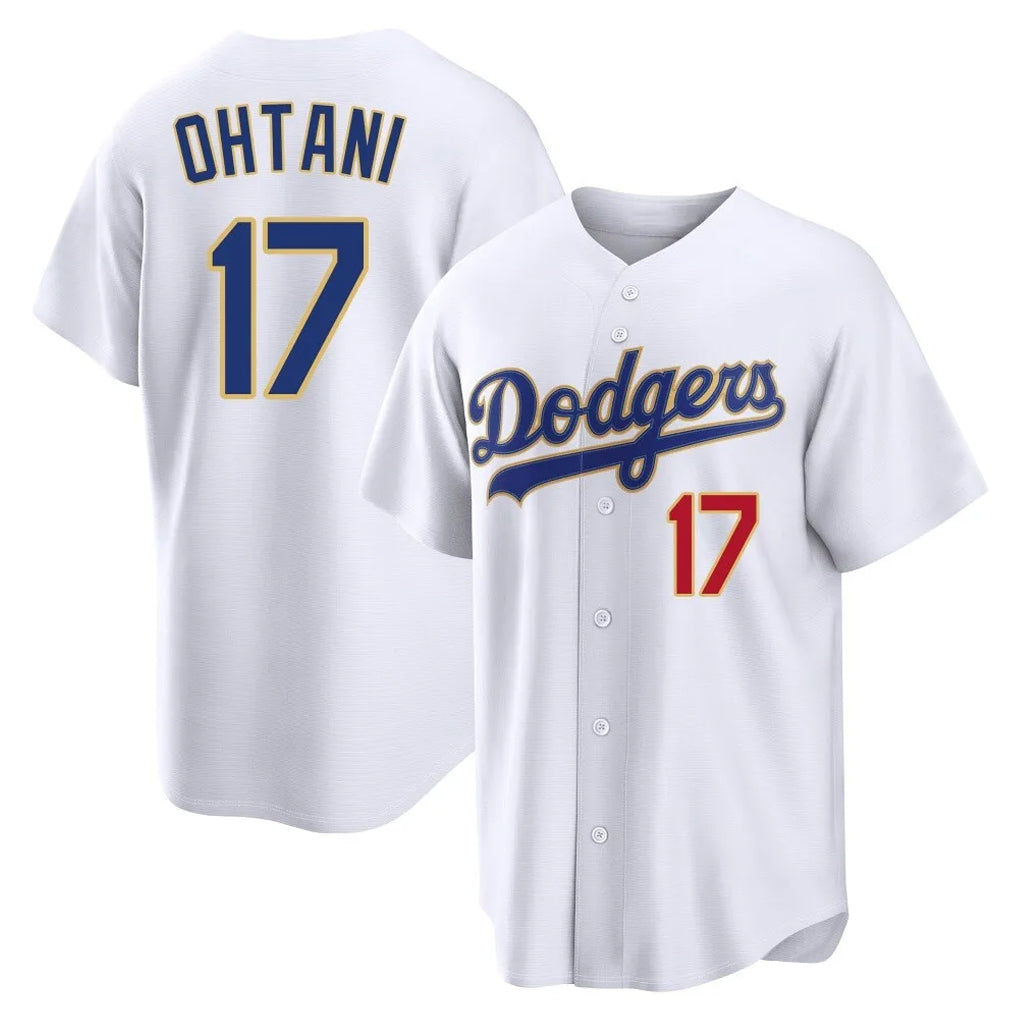 Odoa LA.Dodgers #17 Shohei Ohtani Player Gold White 2026 Collection Stadium Limited Stitched Jerseys