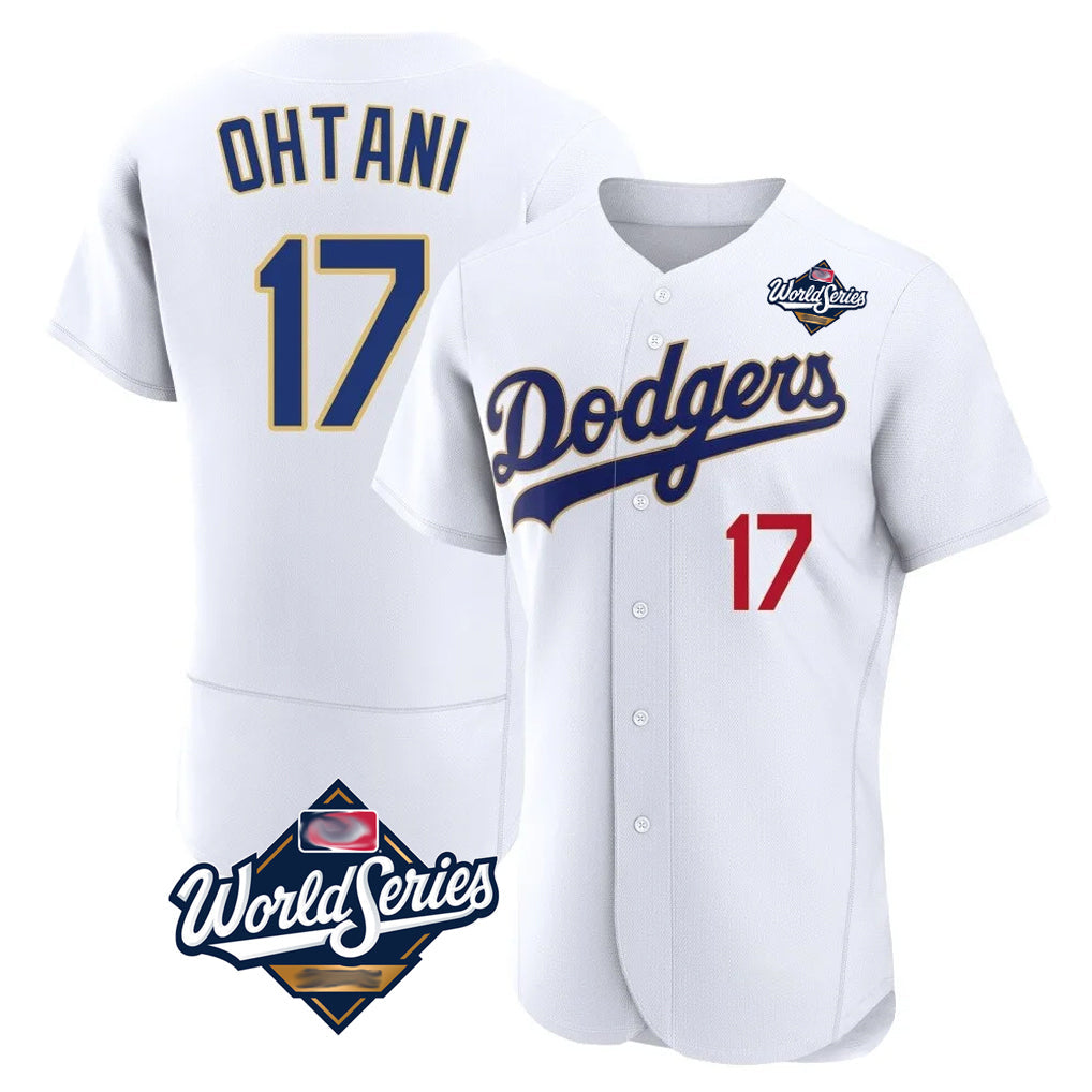 Odoa LA.Dodgers #17 Shohei Ohtani Player Gold White World Series 2026 Collection Stadium Limited Elite Stitched Jerseys