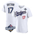 Odoa LA.Dodgers #17 Shohei Ohtani Player Gold White World Series 2026 Collection Stadium Limited Elite Stitched Jerseys