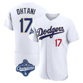 Odoa LA.Dodgers #17 Shohei Ohtani Player Gold White World Series Meet 2026 Collection Stadium Limited Elite Stitched Jerseys