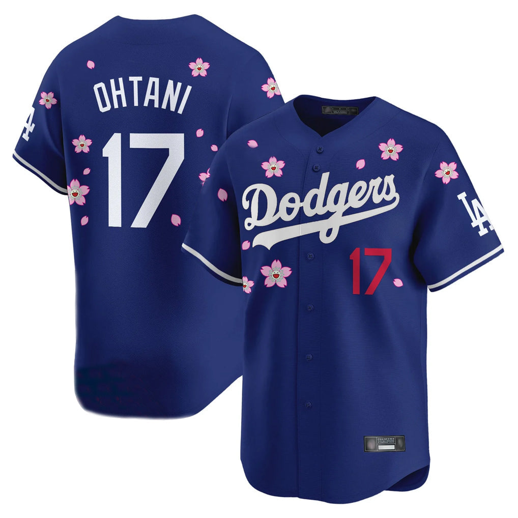 Odoa LA.Dodgers #17 Shohei Ohtani Player Royal Tokyo Series Vapor Premier Limited Stitched Jerseys