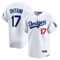 Odoa LA.Dodgers #17 Shohei Ohtani Player White Limited Home Stitched Jerseys