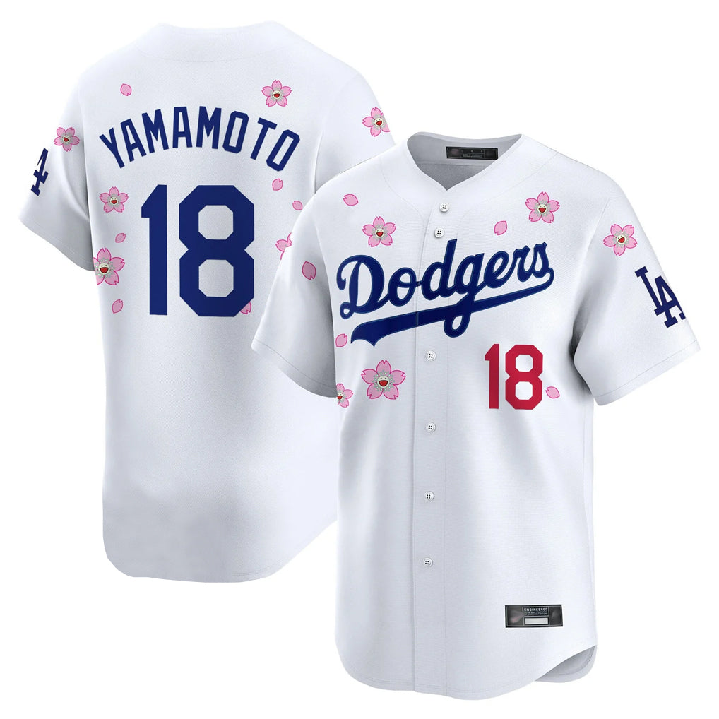 Odoa LA.Dodgers #18 Yoshinobu Yamamoto Player White Tokyo Series Vapor Premier Limited Stitched Jerseys