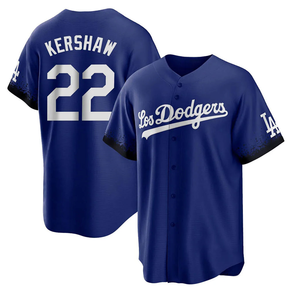 Odoa LA.Dodgers #22 Clayton Kershaw Player Royal City Connect Home Game Stitched Jerseys