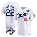 Odoa LA.Dodgers #22 Clayton Kershaw Player White World Series Limited Home Stitched Jerseys