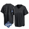 Odoa LA.Dodgers #23 Kyle Tucker Player Black World Series Meet Pitch Fashion T-shirt Stitched Jerseys