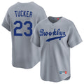 Odoa LA.Dodgers #23 Kyle Tucker Player Gray Game Limited Home Stitched Jerseys