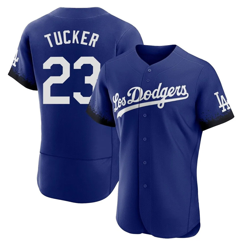 Odoa LA.Dodgers #23 Kyle Tucker Player Royal City Connect Elite Home Stitched Jerseys