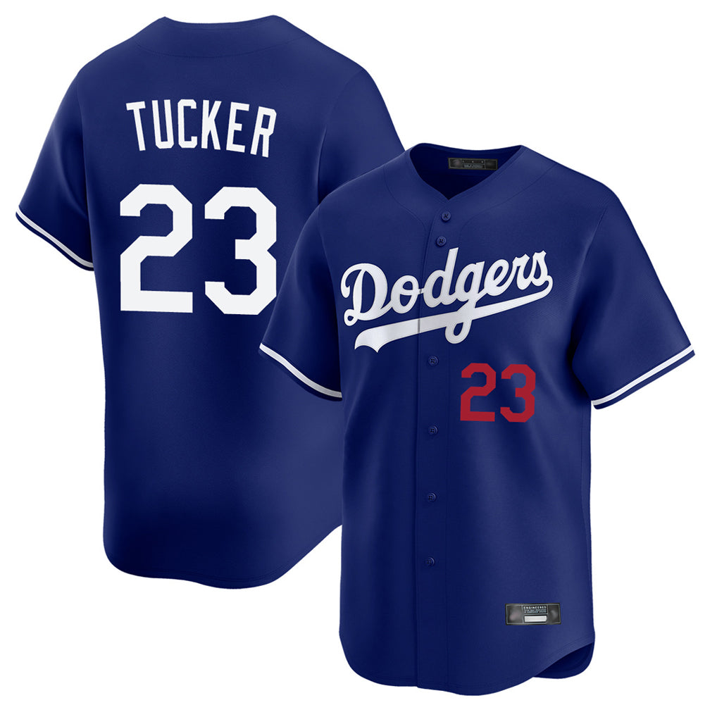 Odoa LA.Dodgers #23 Kyle Tucker Player Royal Limited Home Stitched Jerseys