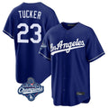 Odoa LA.Dodgers #23 Kyle Tucker Player Royal World Series Meet Game Stitched Jerseys