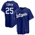 Odoa LA.Dodgers #25 Tommy Edman Player Royal Game Stitched Jerseys