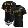Odoa LA.Dodgers #44 Andy Pages Player Black World Series Snake Skin City Limited Elite Home Stitched Jerseys