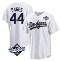 Odoa LA.Dodgers #44 Andy Pages Player Gold White World Series 2026 Collection Stadium Game Stitched Jerseys