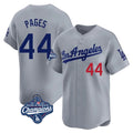 Odoa LA.Dodgers #44 Andy Pages Player Gray World Series Meet Limited Home Stitched Jerseys