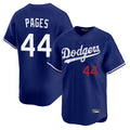 Odoa LA.Dodgers #44 Andy Pages Player Royal Limited Home Stitched Jerseys