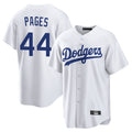 Odoa LA.Dodgers #44 Andy Pages Player White Game Home Stitched Jerseys