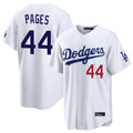 Odoa LA.Dodgers #44 Andy Pages Player White Home Game Stitched Jerseys