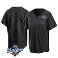 Odoa LA.Dodgers #5 Freddie Freeman Player Black World Series Pitch Fashion T-shirt Stitched Jerseys