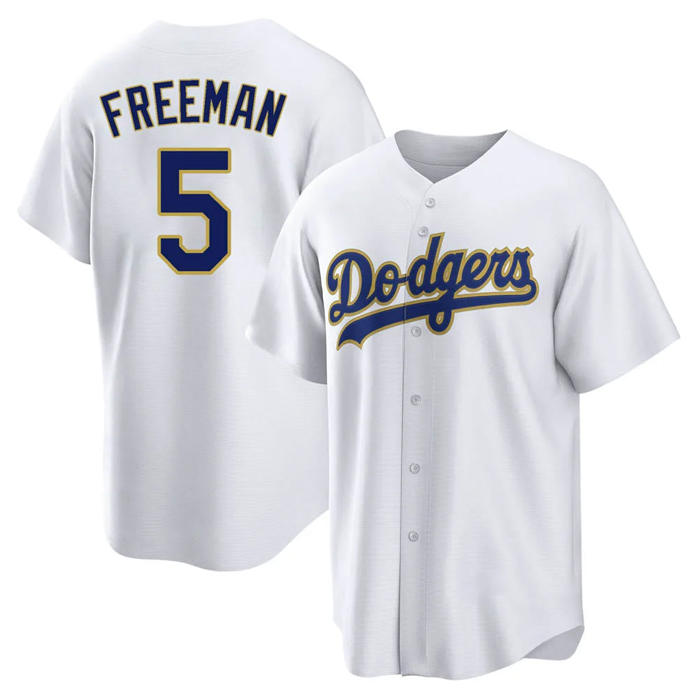 Odoa LA.Dodgers #5 Freddie Freeman Player White 2026 Collection Stadium Game Stitched Jerseys