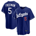 Odoa LA.Dodgers #5 Freddie Freeman Player Royal Game Home Stitched Jerseys