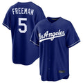 Odoa LA.Dodgers #5 Freddie Freeman Player Royal Game Stitched Jerseys